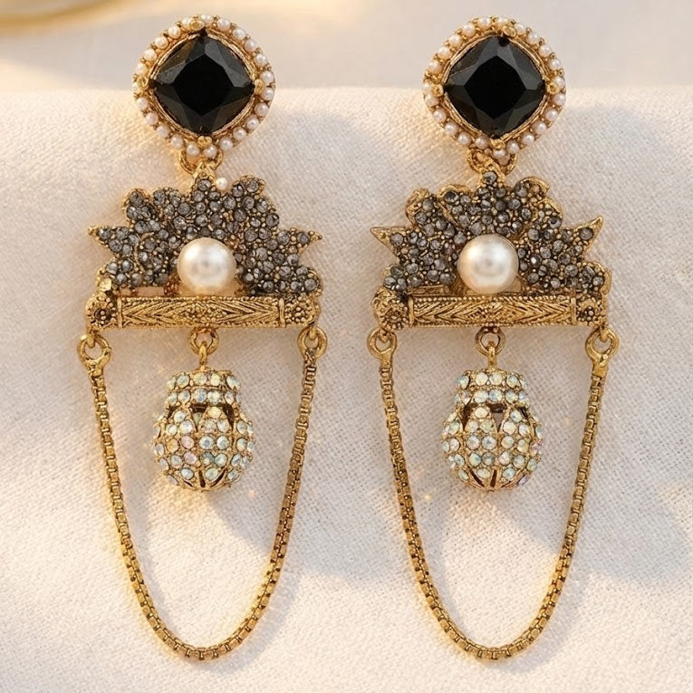 Shahi Noor Chain Earrings