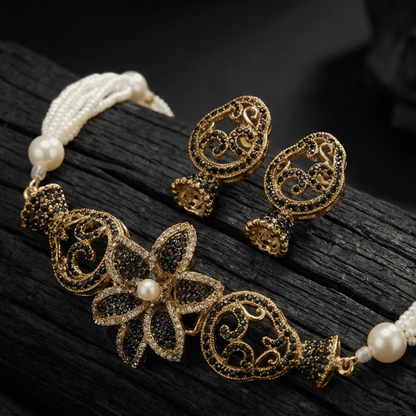 The Blossom Nacre Choker Set