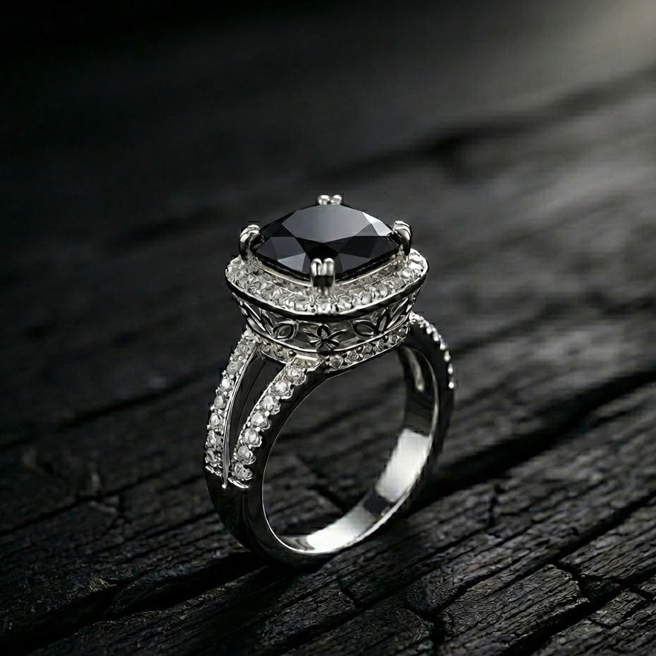 Delicate Sterling Ring With Silver Polish