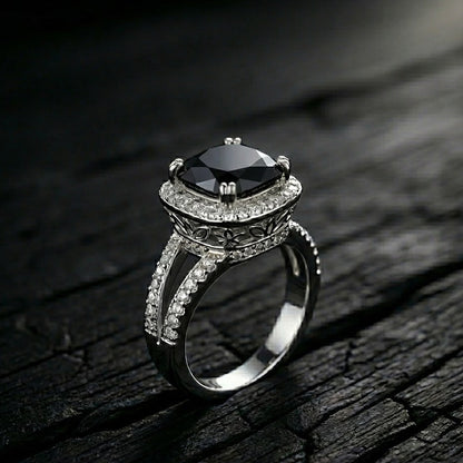 Delicate Sterling Ring With Silver Polish