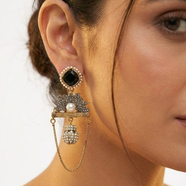 Shahi Noor Chain Earrings