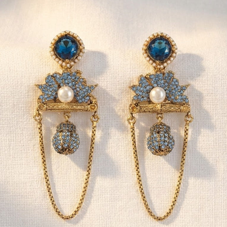 Shahi Noor Chain Earrings