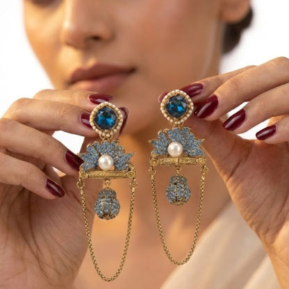Shahi Noor Chain Earrings