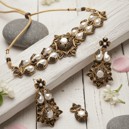 Moti-e-Phool Necklace Set