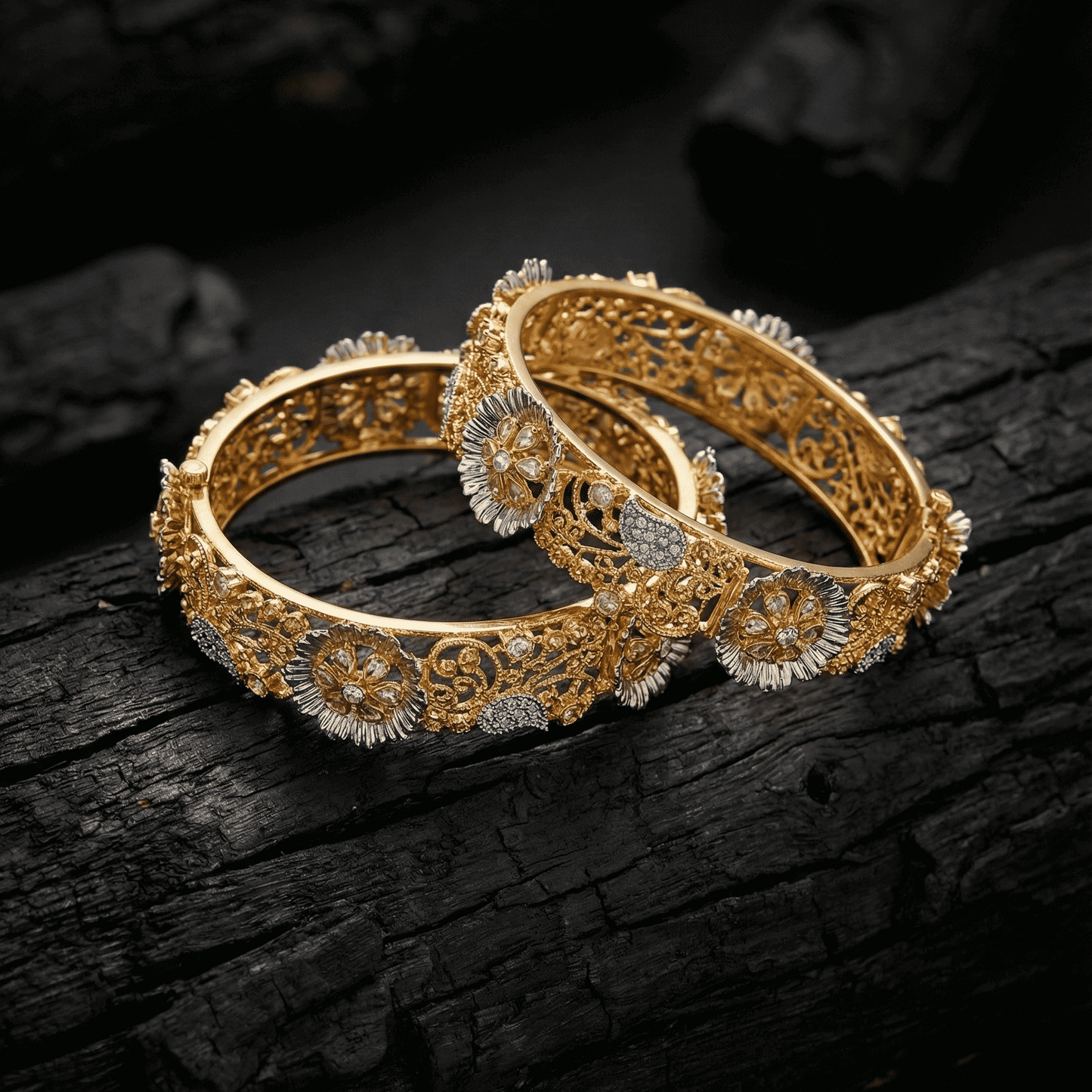 Royal Flora Gem Bangle