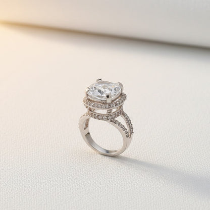 Delicate Sterling Ring With Silver Polish