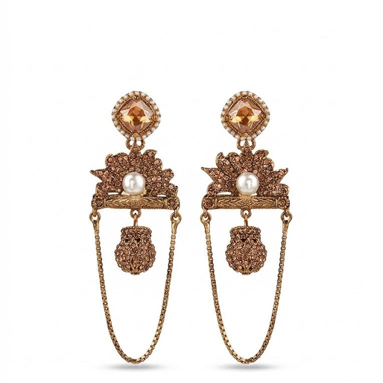 Shahi Noor Chain Earrings