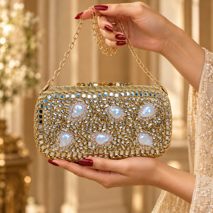 Mehr Royale – Bridal Evening Bag with Chain