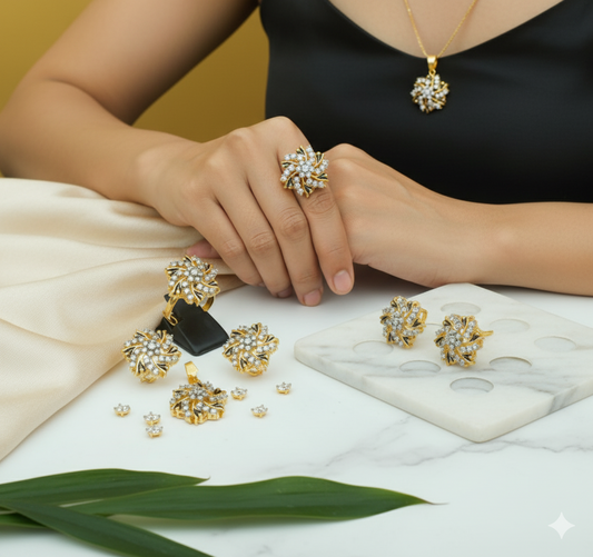 Cubic Zirconia Combo Set