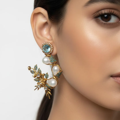 Pearl Shimmer Dangles