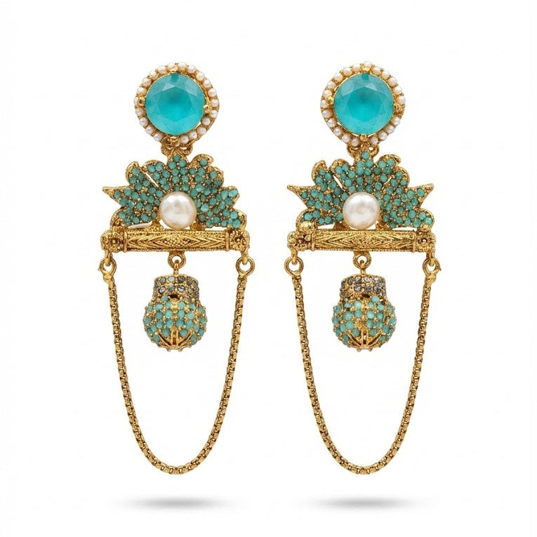 Shahi Noor Chain Earrings