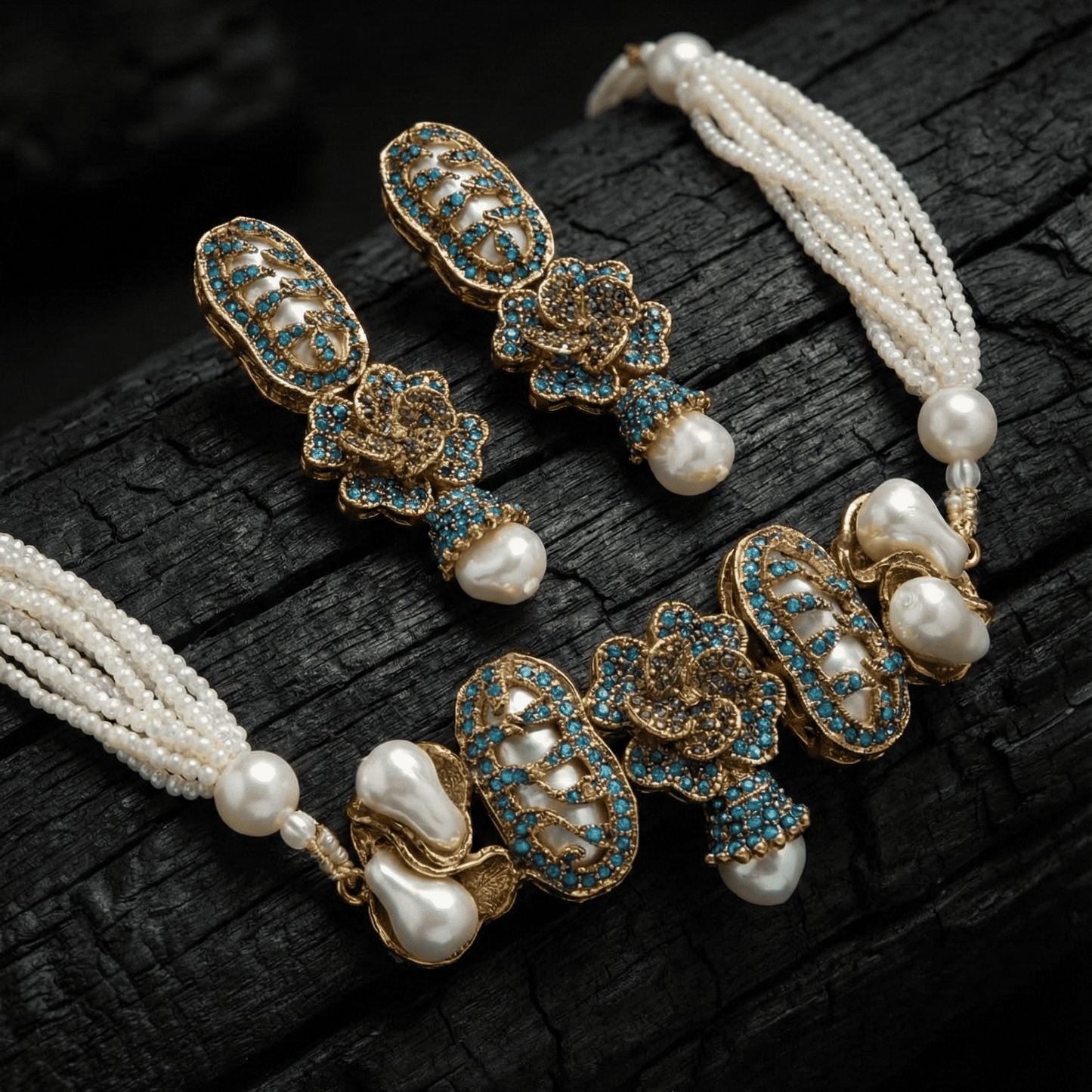 The Crimson Heritage Mother of Pearl Set