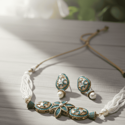 The Blossom Nacre Choker Set