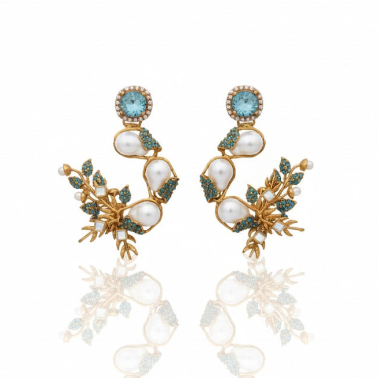 Pearl Shimmer Dangles