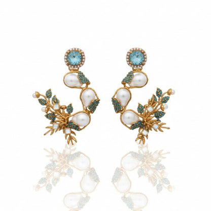 Pearl Shimmer Dangles