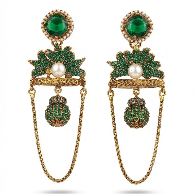 Shahi Noor Chain Earrings