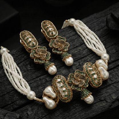 The Crimson Heritage Mother of Pearl Set