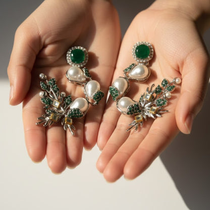 Pearl Shimmer Dangles