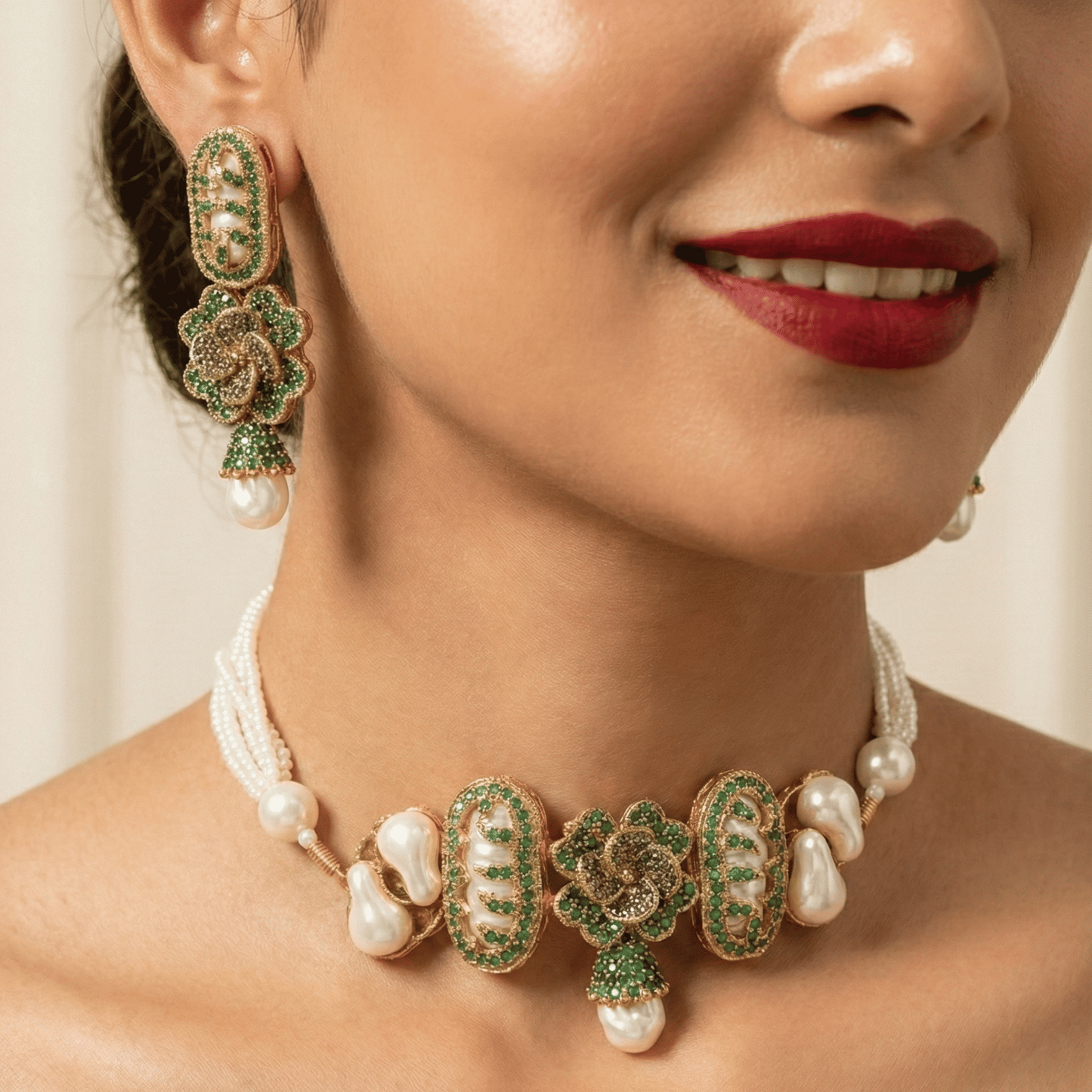 The Crimson Heritage Mother of Pearl Set