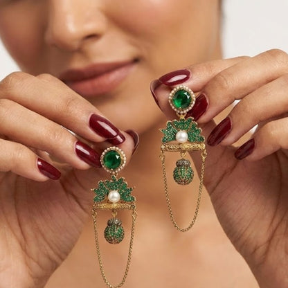 Shahi Noor Chain Earrings