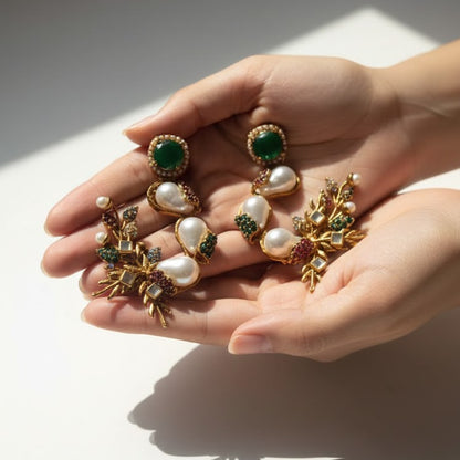 Pearl Shimmer Dangles