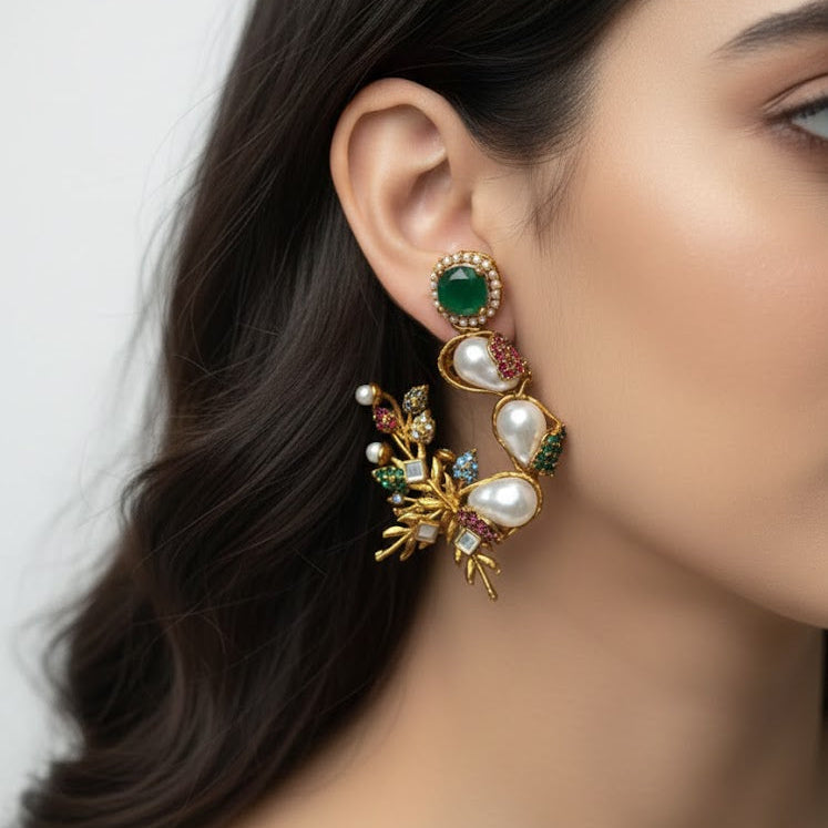 Pearl Shimmer Dangles