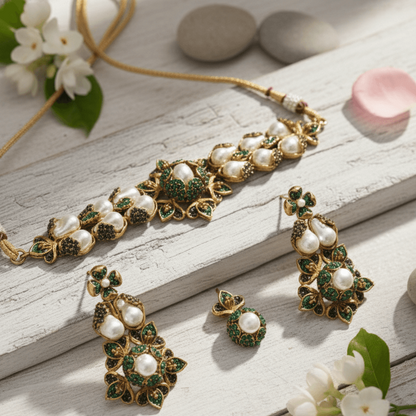 Moti-e-Phool Necklace Set