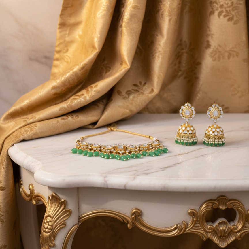 Zarina Green Glow Set