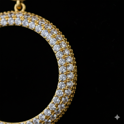 Round Zirkoon Earring