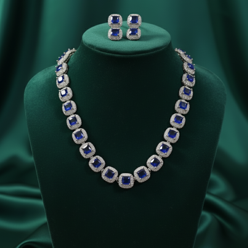 Naqsh-e-Zircon Mala Sapphire