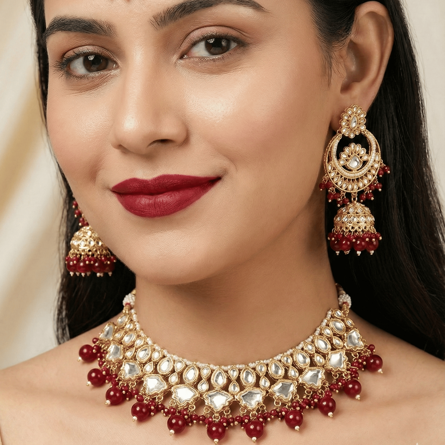 The Chandbali Charm Set