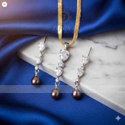 Earrings Locket Set - 174