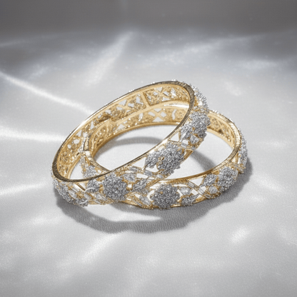 Zirconia Regal Two-Tone Cuffs