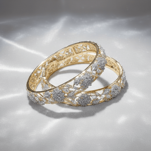 Zirconia Regal Two-Tone Cuffs