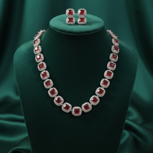 Naqsh-e-Zircon Mala Ruby