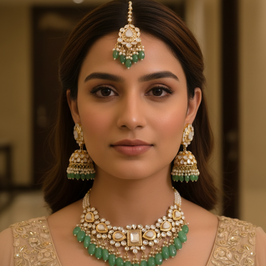 Zarina Green Glow Set