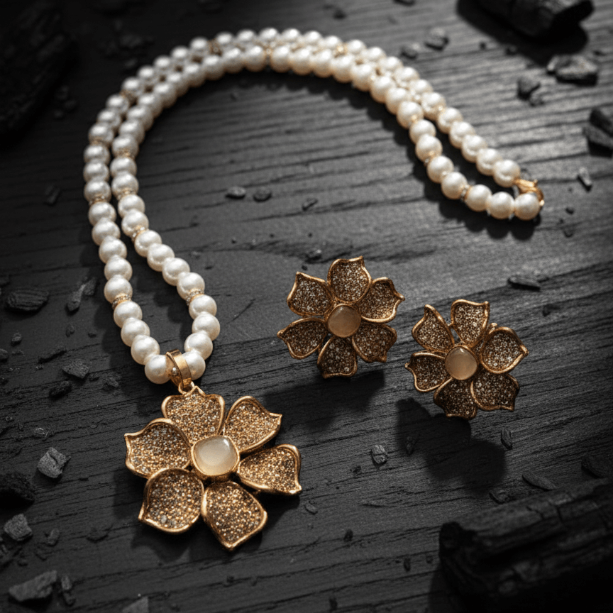 The Royal Fleur Pearl Set
