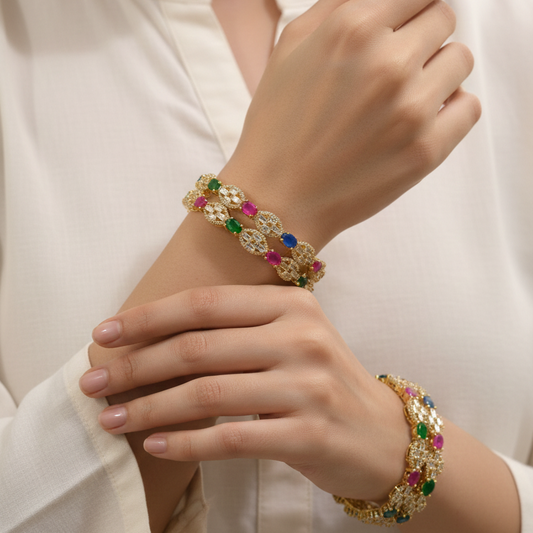 Radiance Bangles Pair