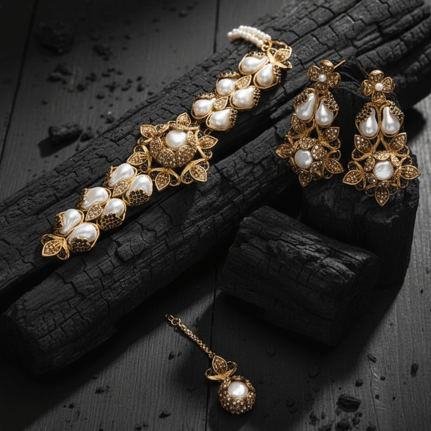 Moti-e-Phool Necklace Set