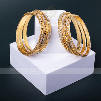 Gold Plated Bangle 6 pieces-05