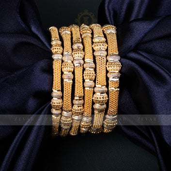 Gold Plated Bangle 6 pieces-04