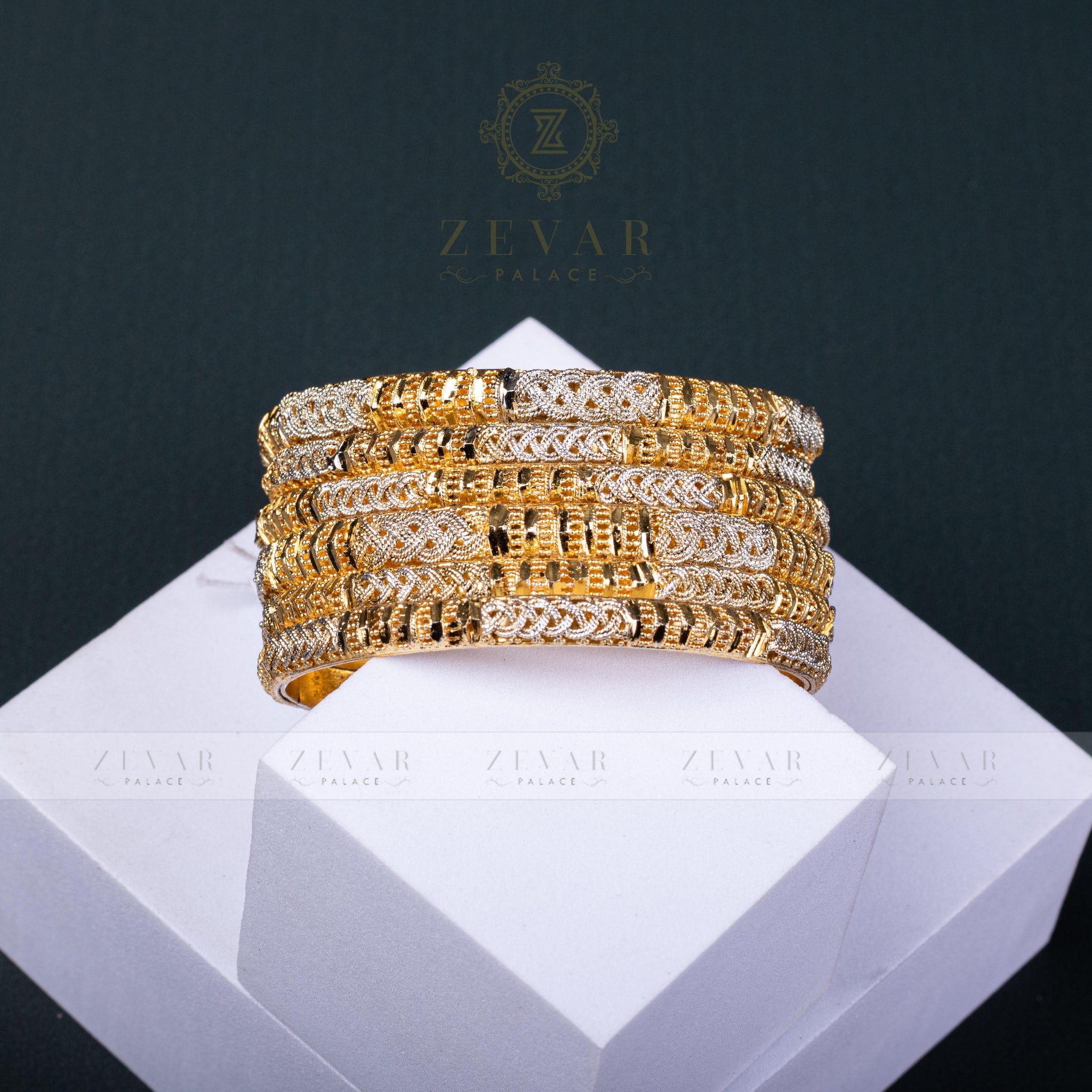 Gold Plated Bangle 6 pieces-05