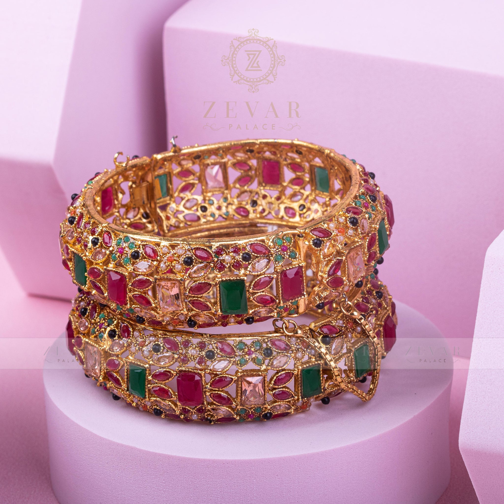 Naurattan Bangle Pair- 04