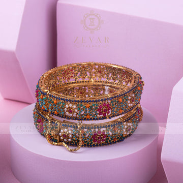 Naurattan Bangle Pair- 12