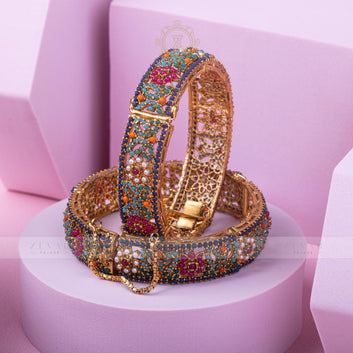 Naurattan Bangle Pair- 12