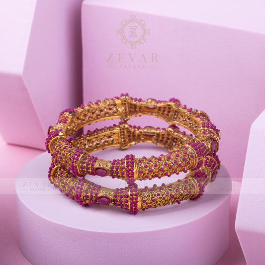 Naurattan Bangle Pair- 14