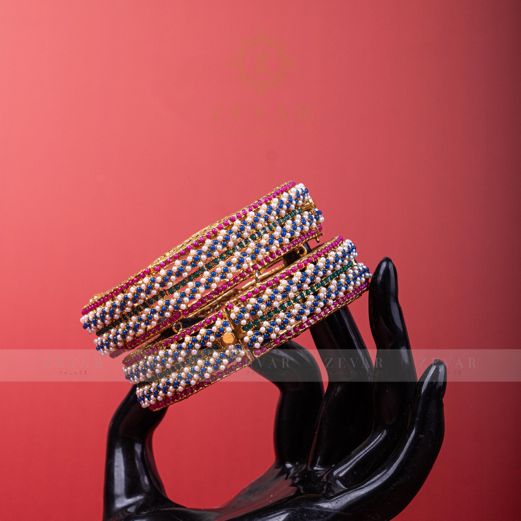 Naurattan Bangle Pair- 17