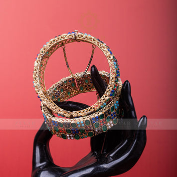 Naurattan Bangle Pair- 21