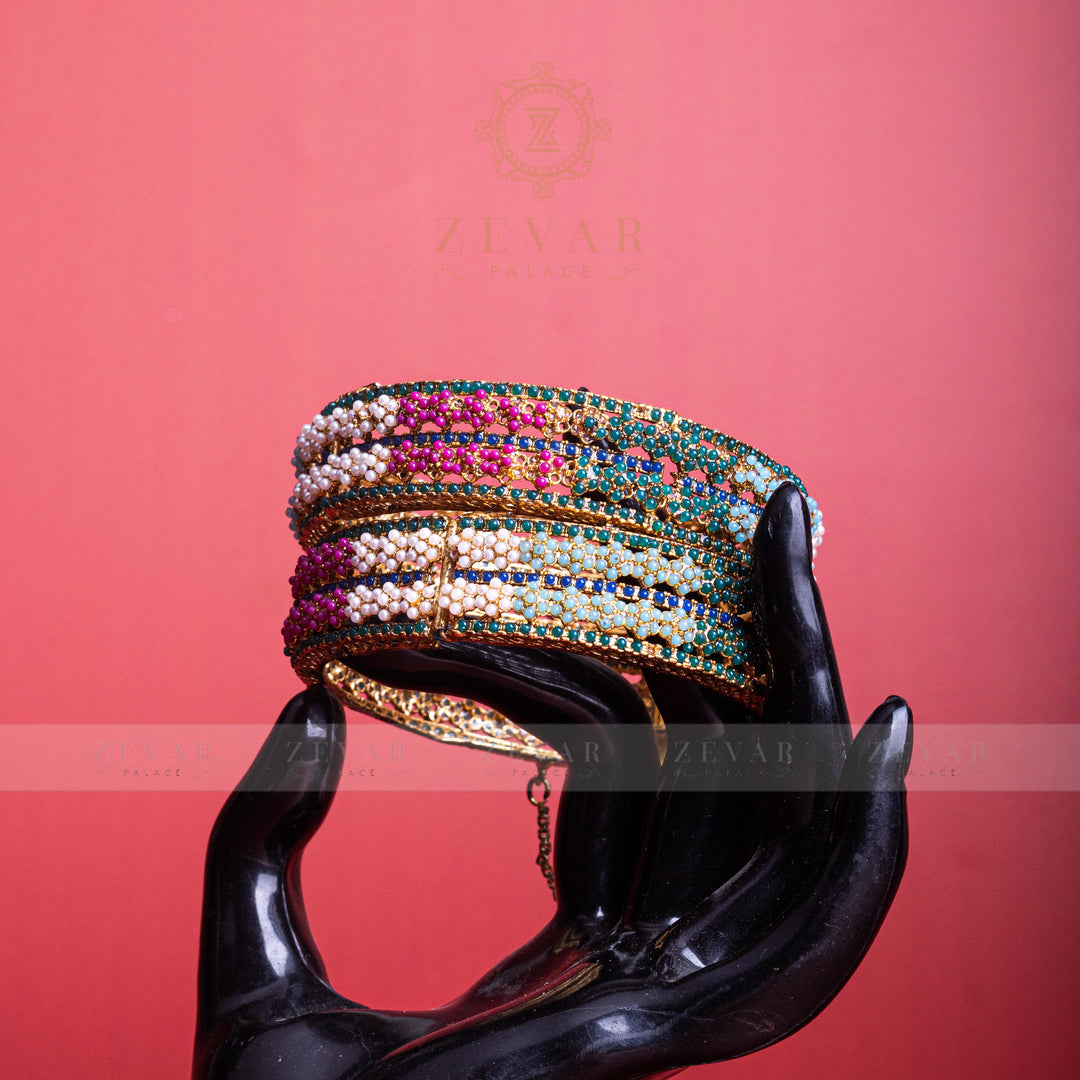 Naurattan Bangle Pair - 27