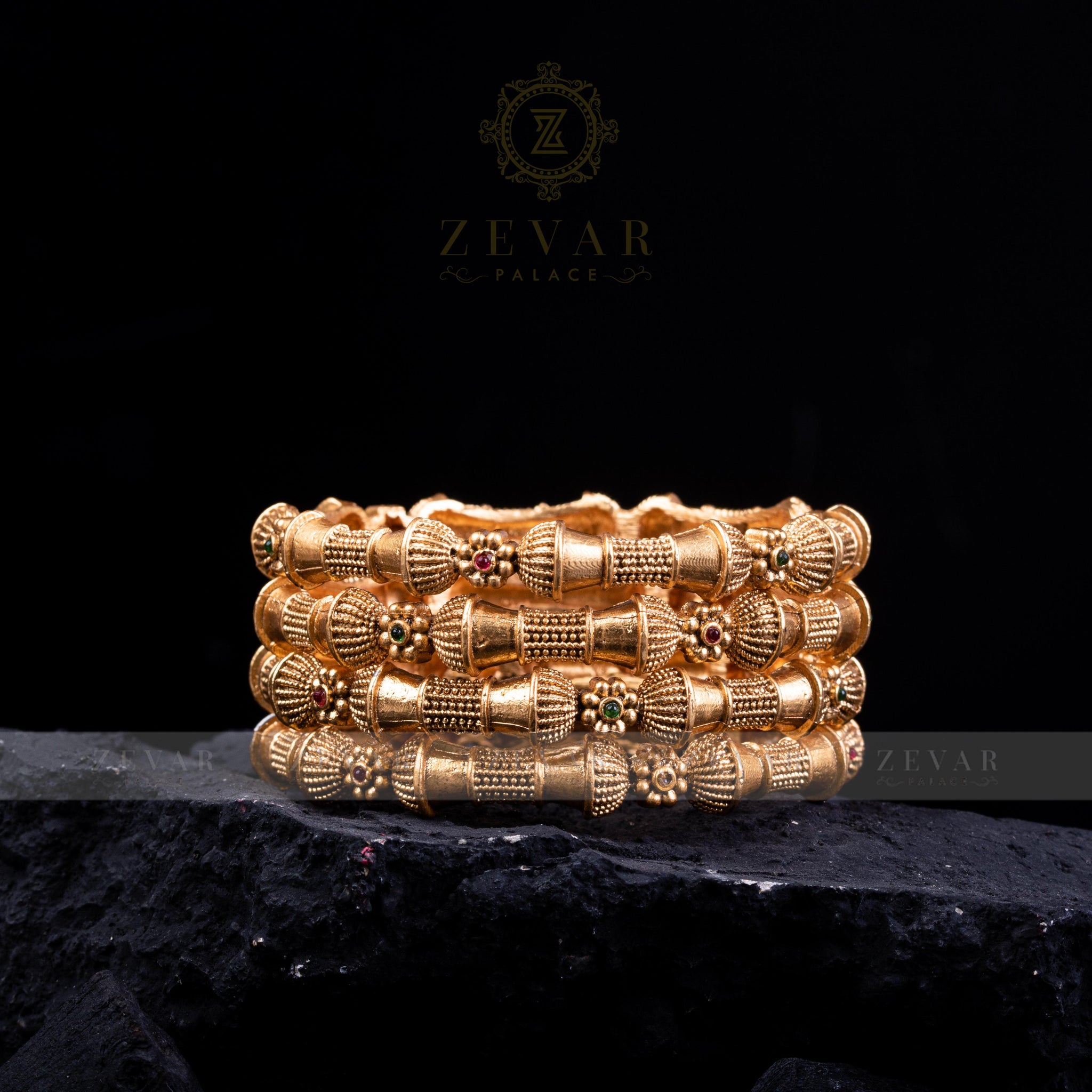 Gold Plated Bangle (4 pieces) -21